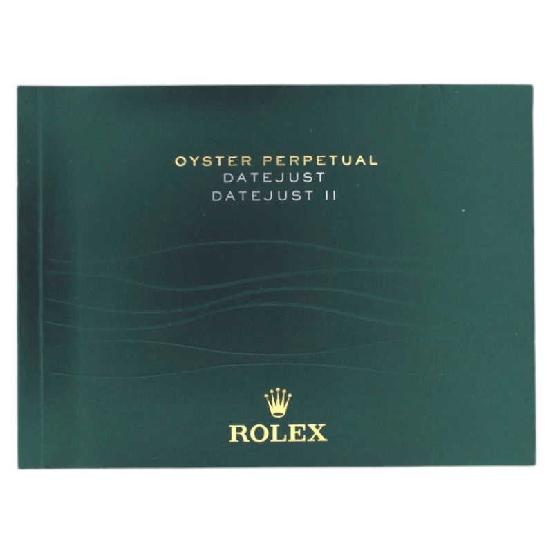 Rolex Instruction Manual Datejust & Datejust II (Previous Version - discontinued)