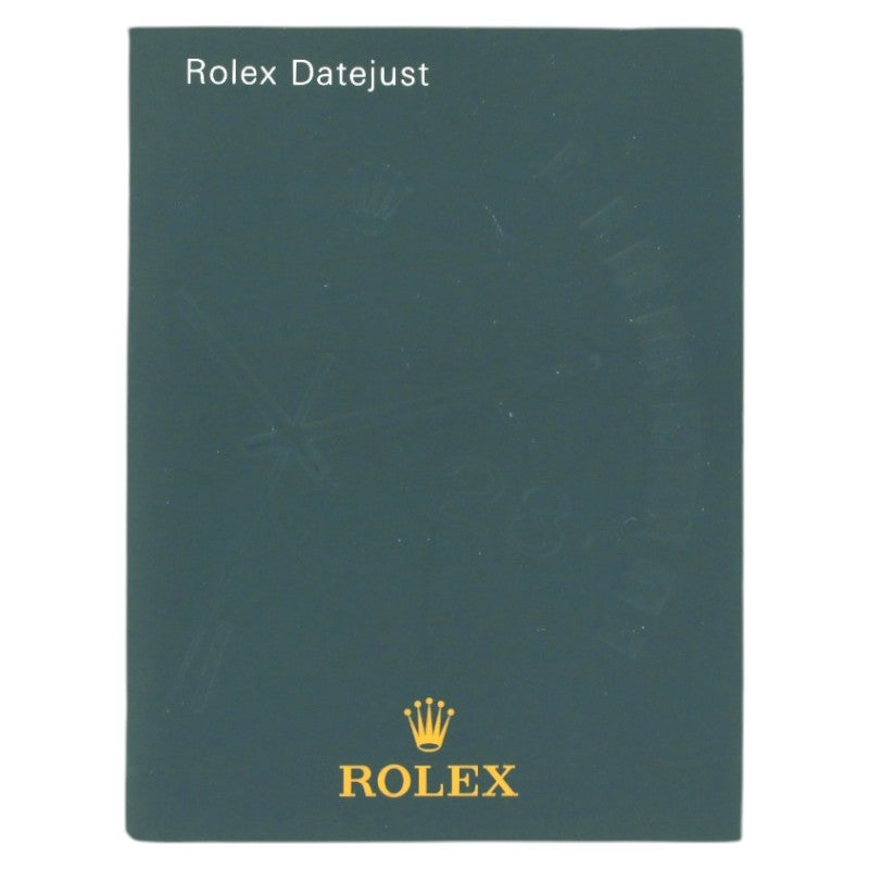 Rolex Instruction Manual Datejust (Older Version - discontinued)