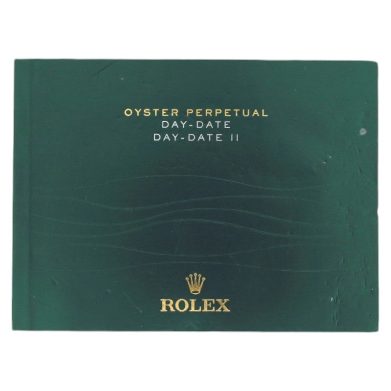 Rolex Instruction Manual Day-Date & Day-Date II Italian (Previous Version - discontinued)