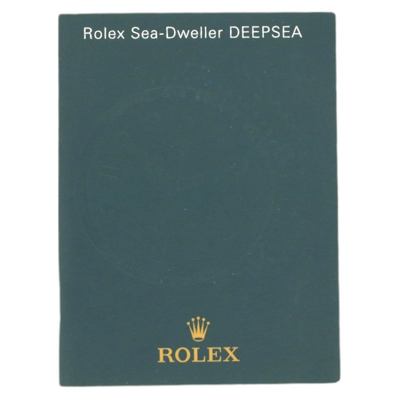 Rolex Instruction Manual Sea-Dweller (Older Version - discontinued)