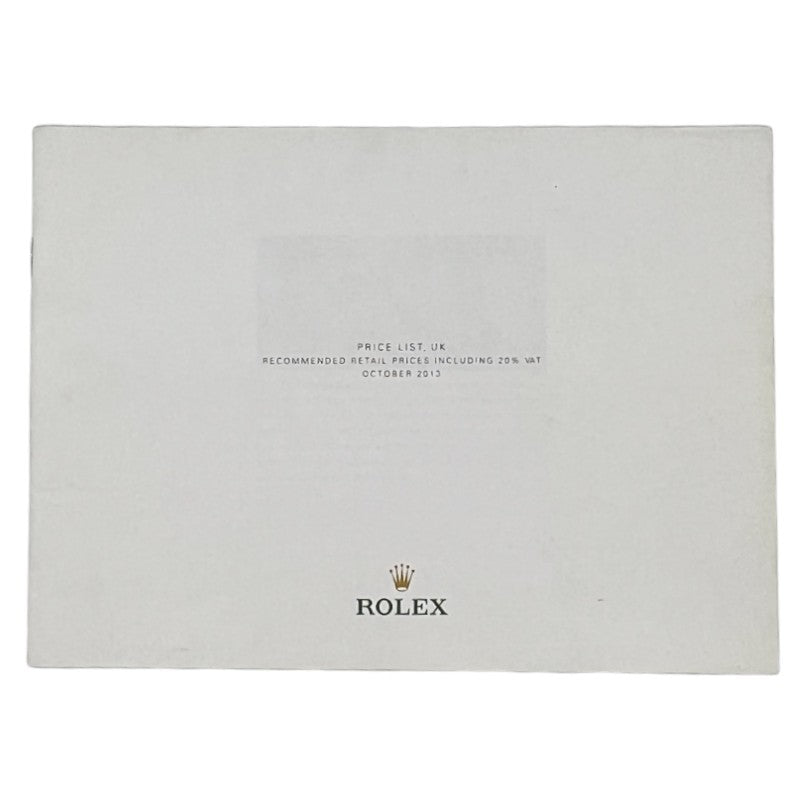 Rolex UK Price List October 2013