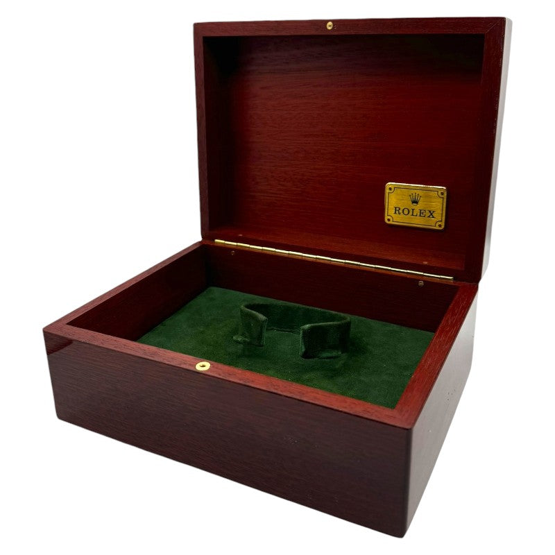 Rolex Vintage Watch Box Brown Wood
