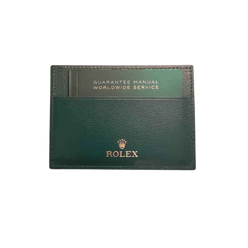 Rolex Warranty Card Holder & Worldwide Service Guarantee Manual New Style