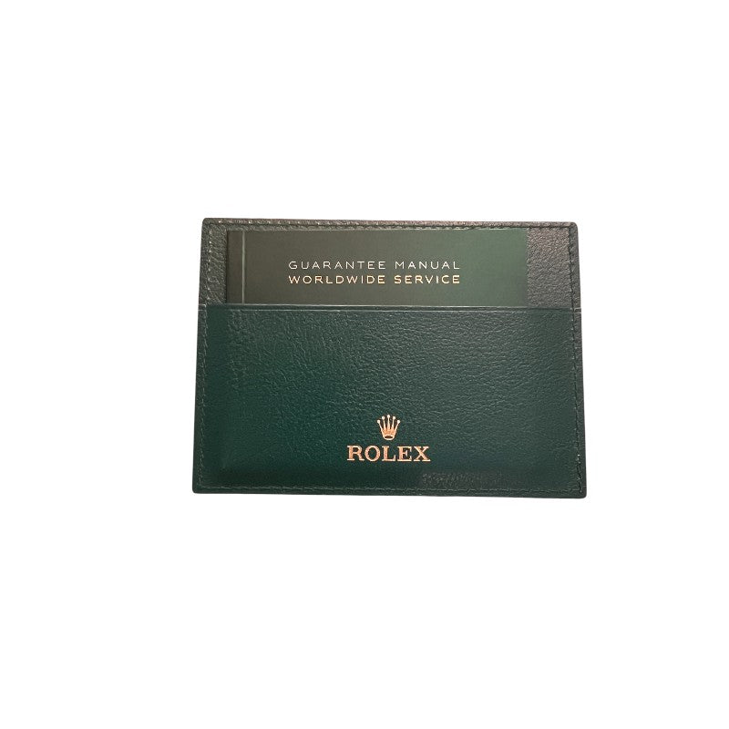 Rolex Warranty Card Holder & Worldwide Service Guarantee Manual Previous Style