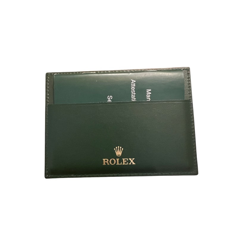 Rolex Warranty Card Holder & Manuel De Garantie Service Mondial Ref 563.81