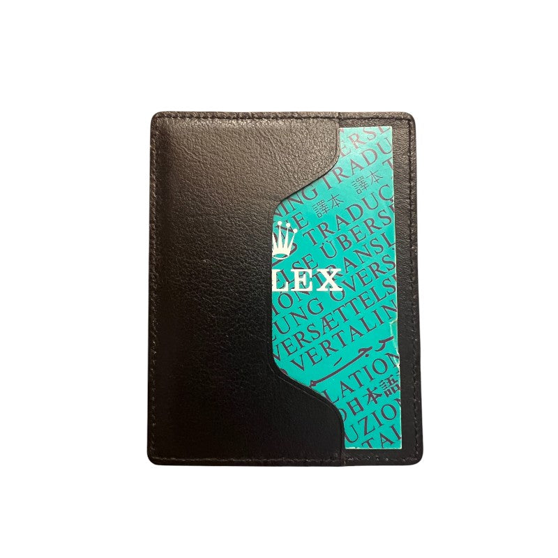 Rolex Black Warranty / Calendar Wallet Holder 0101.40.34 Vintage