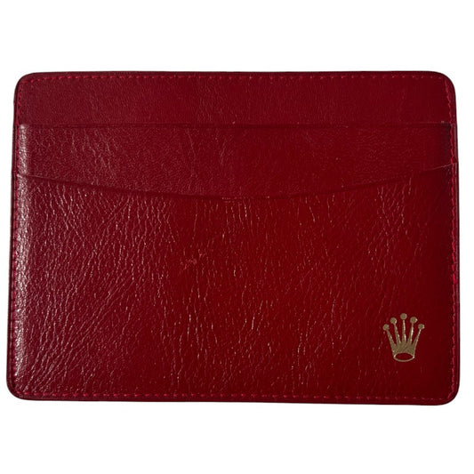 Rolex Red Warranty / Calendar Wallet Holder 101.60.55 Vintage