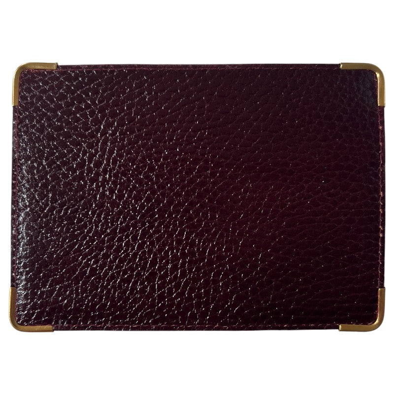 Rolex Vintage Dark Brown Maroon Leather Wallet Holder- Code 101.70.55