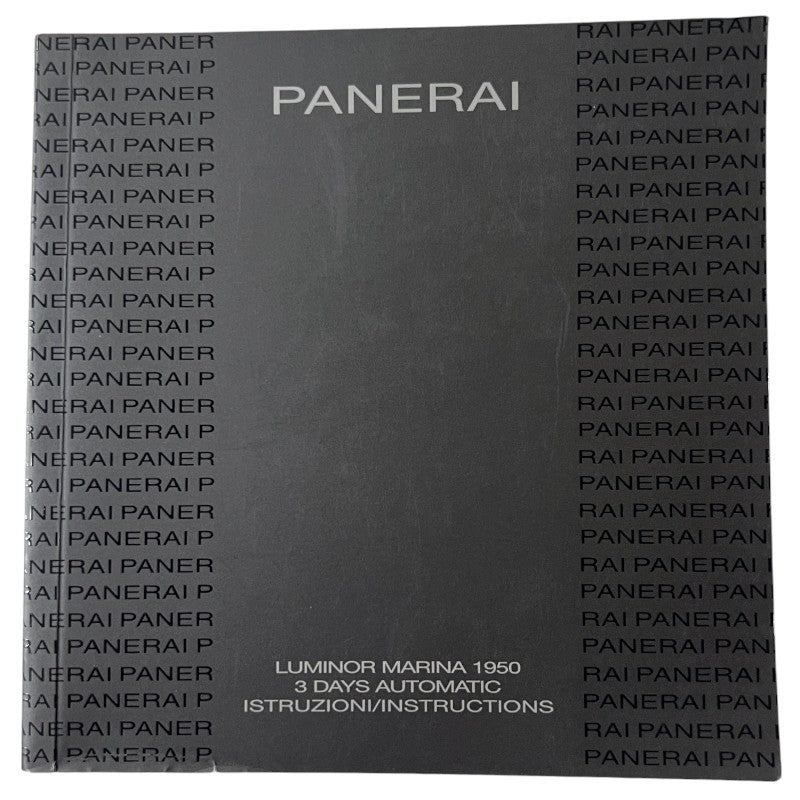 Panerai Luminor Marina 1950 3 Days Automatic Booklet Manual PAA02720