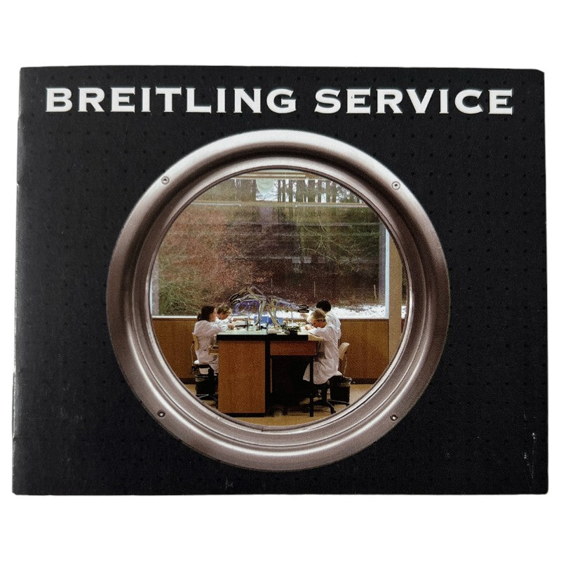 Breitling Service Booklet Manual 12.13