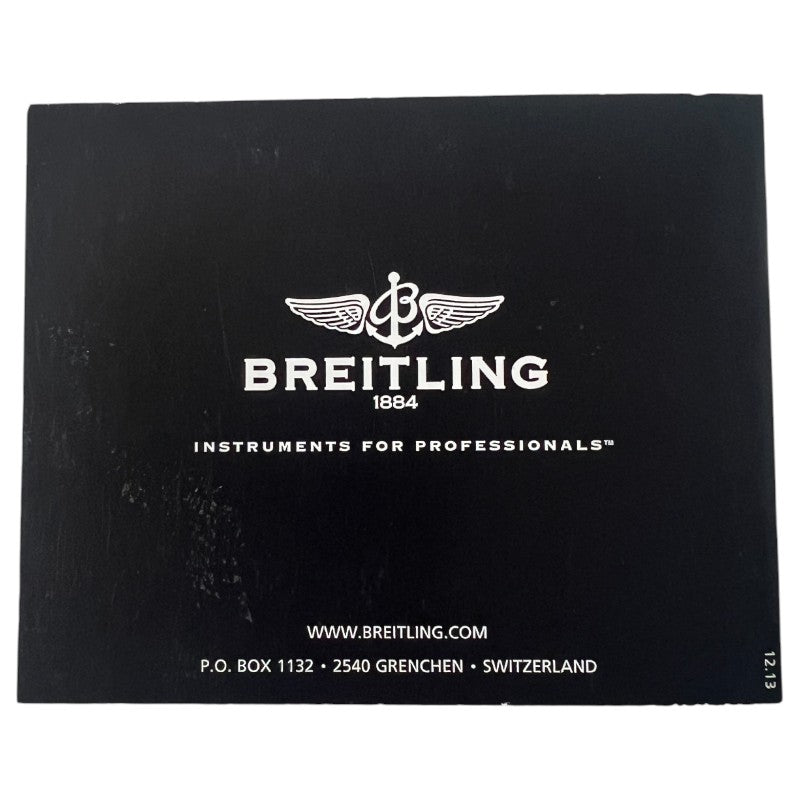 Breitling Service Booklet Manual 12.13