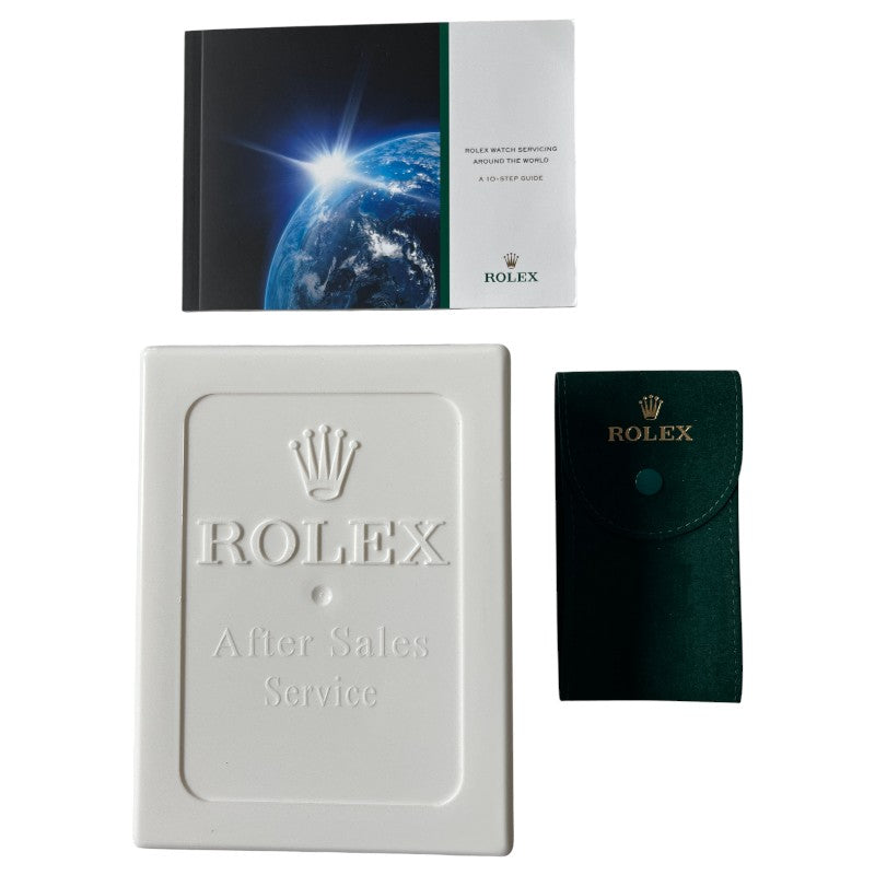 Rolex After Sales Service Box with Pouch & 10 Step Servicing Guide Book