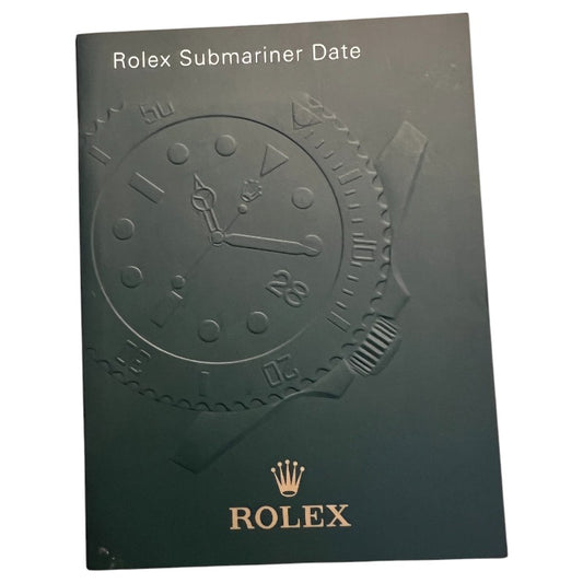 Rolex Instruction Manual Submariner Date (Older Version - discontinued)