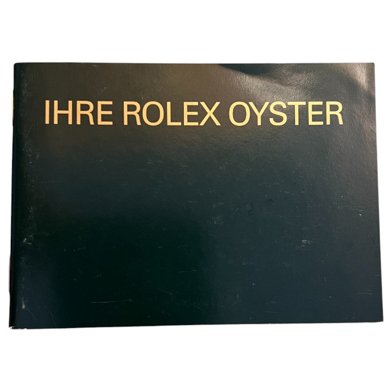 Your (IHRE) Rolex Oyster Booklet Manual German ref: 579.53
