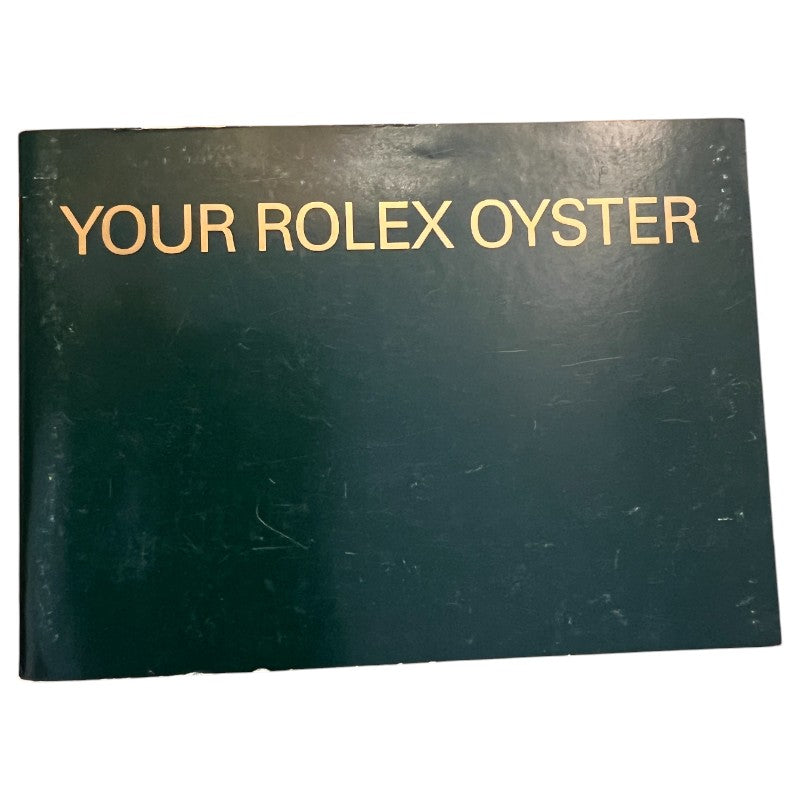 Your Rolex Oyster Booklet Manual  USA ref: 579.56