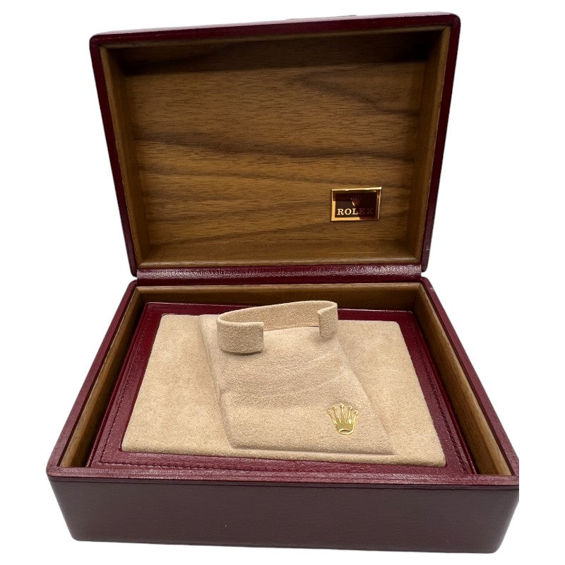 Rolex Vintage Watch Box Brown Leather With Notebook 72.00.01