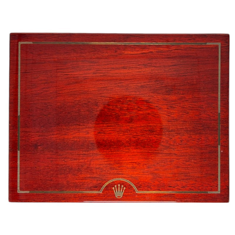 Rolex Vintage Watch Box Brown Wood 81.00.09