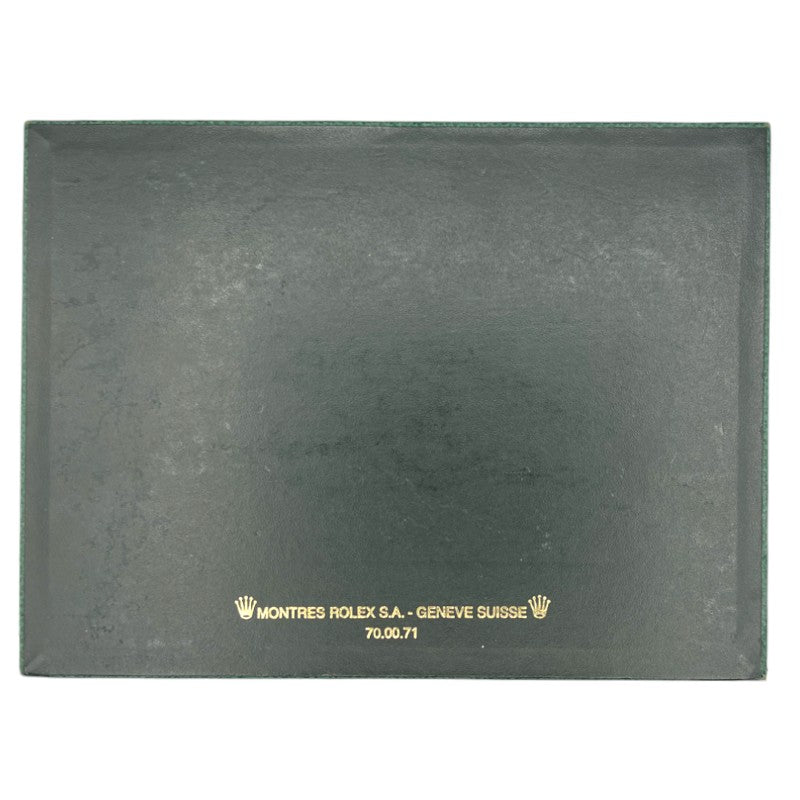 Rolex Vintage Watch Box Green Leather 70.00.01